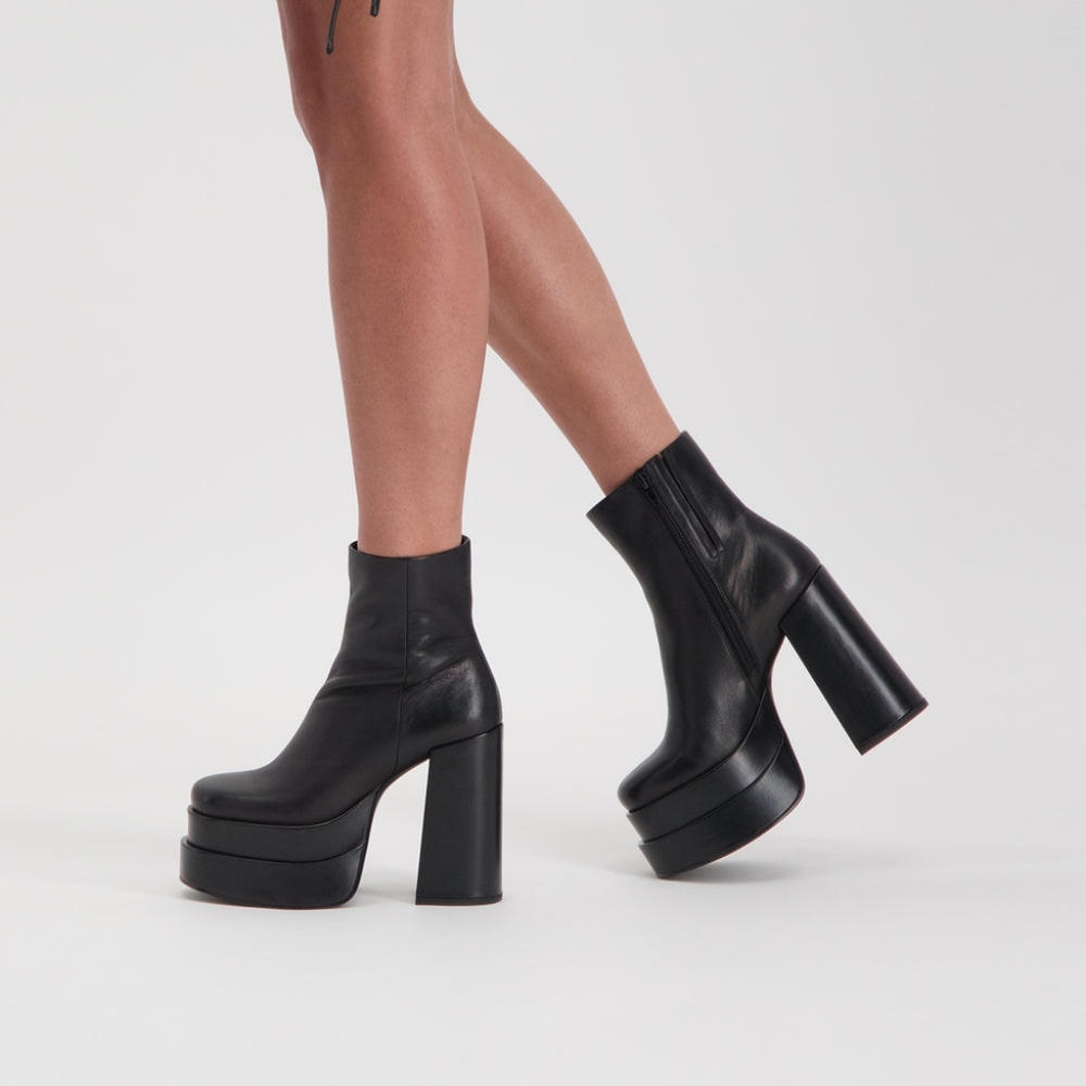 Steve Madden Black Ankle Boots